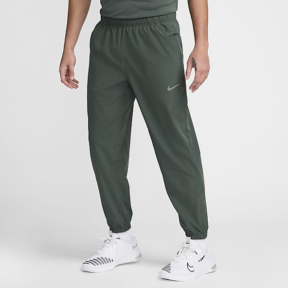 Mens green tracksuit bottoms top